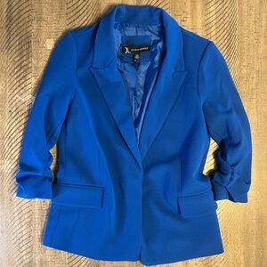 Blue open blazer 3/4 sleeves Size Small